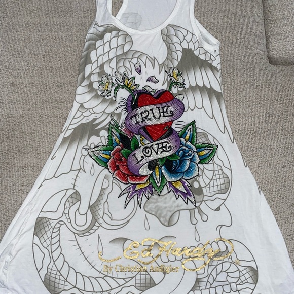 Ed Hardy Dresses & Skirts - 🔥ED Hardy tank dress🔥